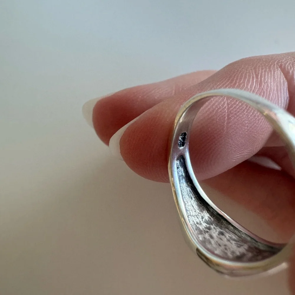 Cross Sterling Silver Ring